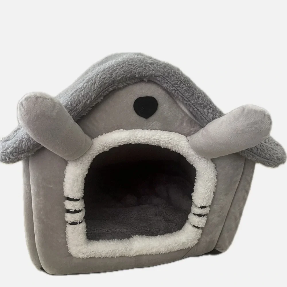 dog bed new in package foldable dog house fluffy igloo dog house